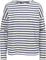 Saint James Minquiers Drop II Striped Shirt - Women's - Snow - Navy