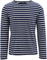 Saint James Minquiers Moderne Breton Top - Unisex - Marine - Neige