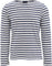 Saint James Minquiers Moderne Breton Top - Unisex - Neige - Marine