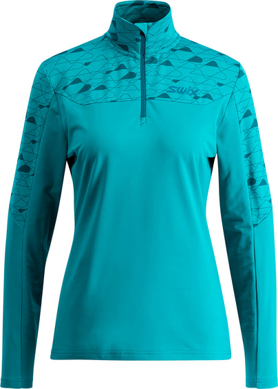 Swix Infinity Light Half Zip Midlayer Top - Women's