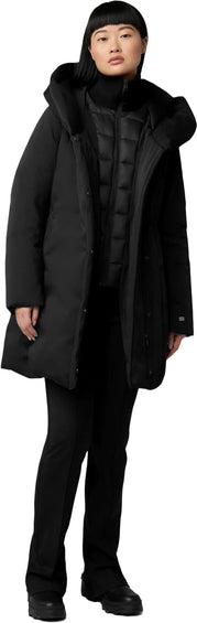 SOIA & KYO Camelia-C Slim-Fit Classic Down Coat with Large Hood - Women's