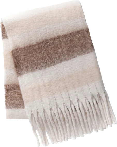 SOIA & KYO Cicel Faux Mohair Striped Scarf with Fringed Edge - Women's