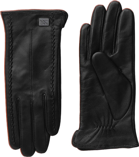 SOIA & KYO Dulce Leather Gloves with Lining - Women's