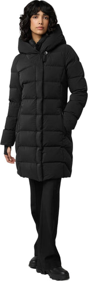 SOIA & KYO Sonny-N Slim-Fit Novo Down Coat with Bib and Hood - Women's