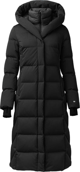 SOIA & KYO Talyse-C Semi-Fitted Classic Down Coat with Bib and Hood - Women's