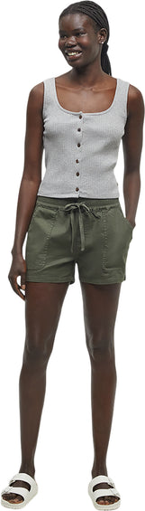 tentree Rib Button Front Tank Top - Women's