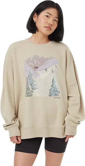 tentree Alpine Oversized Crew Neck Sweatshirt - Women's