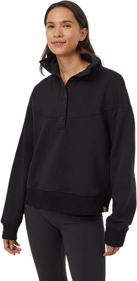 tentree Milner Mock Neck Fleece Sweatshirt - Women's