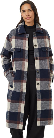 tentree Heavy Weight Flannel Long Jacket - Women's