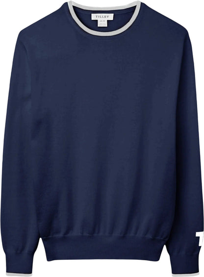 Tilley Colour Block Crew Neck Sweater - Men's