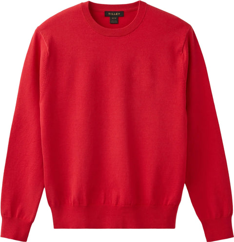 Tilley High Twist Cotton Crew Neck Sweater - Men's