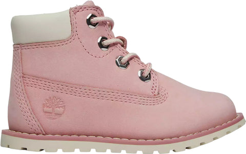 Timberland Pokey Pine Fluffy-Collar Zip Boots - Toddlers