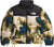 The North Face 1996 Retro Nuptse Jacket - Men’s - Midnight Petrol TNF Bleach Dye Print - TNF Black