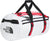 The North Face Base Camp Duffel Bag 71L - M - TNF White - TNF Black - Elevation Red