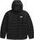 The North Face Perrito Reversible Hooded Jacket - Boys - TNF Black - Smoked Pearl