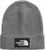 The North Face TNF Logo Box Cuffed Beanie - Kids - Medium Grey Heather