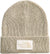 The North Face TNF Logo Box Cuffed Beanie - Unisex - Gravel Heather - White Dune