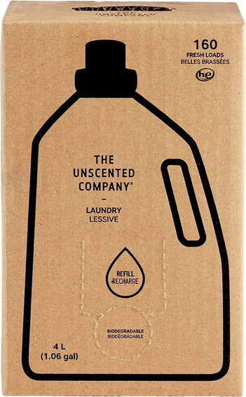 The Unscented Company Laundry Detergent Refill Box 4L