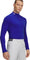 Under Armour ColdGear Fitted Mock Neck Baselayer - Men's - Royal - White