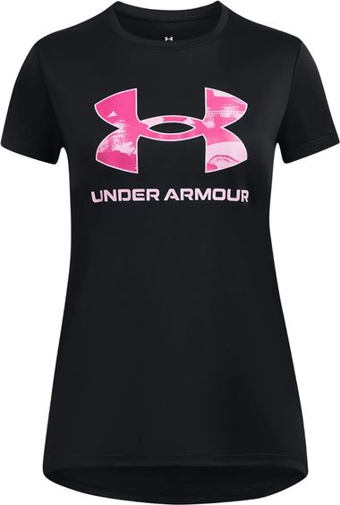 Under Armour UA Tech Print Fill Big Logo Short Sleeve Tee - Girl