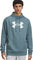 Under Armour Armour Fleece Big Logo Hoodie - Men's - Jasper Blue - White