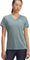 Under Armour UA Tech Twist V-Neck Short Sleeve T-Shirt - Women's - Jasper Blue - White