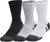Under Armour UA Performance Tech 6-Pack Crew Socks - Unisex - Mod Gray - Mod Gray - Jet Gray