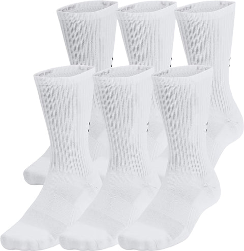 Under Armour UA Training Cotton 6-Pack Crew Socks - Unisex