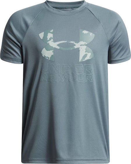 Under Armour UA Tech Hybrid Print Short Sleeve T-Shirt - Boys