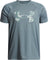 Under Armour UA Tech Hybrid Print Short Sleeve T-Shirt - Boys - Jasper Blue - Serpentine
