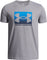Under Armour UA Boxed Sports Short Sleeve T-Shirt - Boys - Steel - Washed Navy