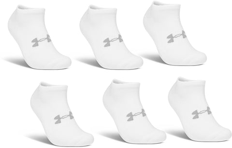 Under Armour Training Cotton No Show 6-Pack Socks