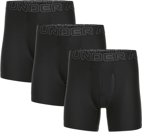 Under Armour Performance Tech 6in Boxers 3-Pack - Men's