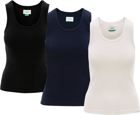 Vallier Monti Rib Tank Top 3-Pack - Women's