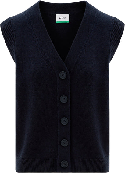 Vallier Soho Midweight Merino Blend Sweater Knit Vest - Women's