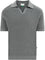 Vallier Juso Sweater Knit Short-Sleeve Polo - Men's - Ashes