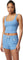 Vuori Daily Crop Scoop-Neck Tank Top - Women's - Isle Blue