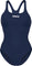 arena Team Swim Pro Solid One-Piece Swimsuit - Women's - Navy - White