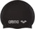 arena Classic Silicone Cap - Unisex - Black - Silver