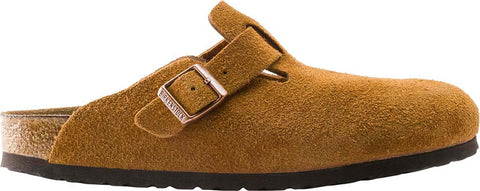 Birkenstock Boston Soft Footbed Suede Leather Mules - Unisex
