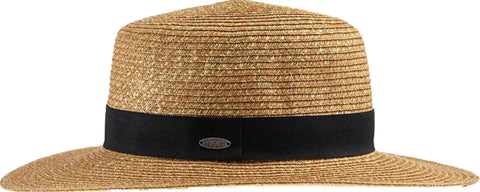 Canadian Hat Barb Boater Hat with Grosgrain Trim - Women's