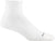 Darn Tough Run Quarter Ultra-Lightweight Running Sock - Men's - White