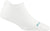 Darn Tough Run No Show Tab Ultra-Lightweight Running Sock - Women's - White