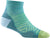 Darn Tough Run Quarter Ultra-Lightweight Running Sock - Women's - Aqua