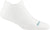 Darn Tough Coolmax® Run No Show Tab Ultra-Lightweight Running Sock - Women's - White