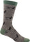 Darn Tough McFly Crew Light Socks - Men's - Taupe