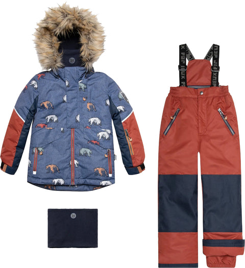 Deux par Deux Two Piece Snowsuit - Big Kids