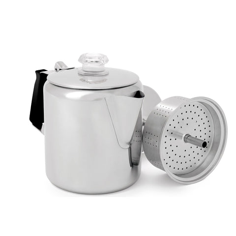 GSI Outdoors Glacier Stainless 6 Cup Percolator