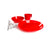 GSI Outdoors Cascadian 1 Person Table Set - Red