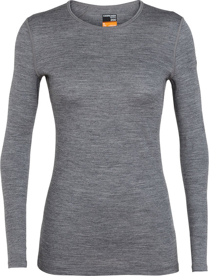 icebreaker Merino 200 Oasis Long Sleeve Crewe Thermal Top - Women's